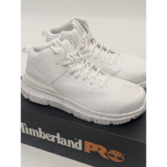 Timberland PRO Setra CT Work Shoes Men’s 10.5 White A5Y8B Slip Resistant - Picture 10 of 12
